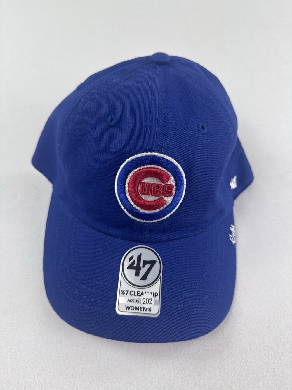Chicago Cubs ’47 Women’s Clean Up Adjustable Hat – Royal Blue – OSFA – New